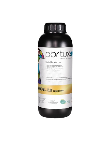 Resina 3D Portux Model 2.0 - Color Golden Beige x 1000g